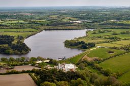 Objets volants, Vue aerienne, Paysage, Campagne, Etang, Tourisme