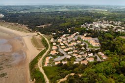 Objets volants, Vue aerienne, Construction, Maison, Paysage, Campagne, Les Dunes, Village, Plage, Mer, Tourisme