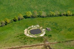 Objets volants, Vue aerienne, Paysage, Campagne, Etang, Tourisme
