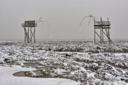 Tourisme, Paysage, Neige, Pêcherie, Rocher