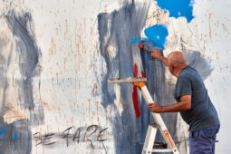 Paul Bloas & Serge Teyssot-Gay, Spectacle, Art, Peinture