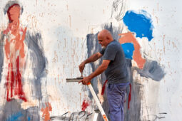 Paul Bloas & Serge Teyssot-Gay, Spectacle, Art, Peinture