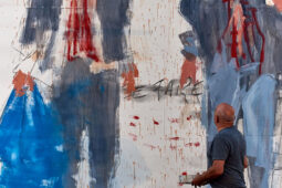 Paul Bloas & Serge Teyssot-Gay, Spectacle, Art, Peinture