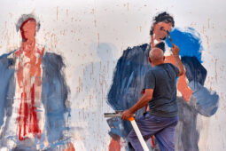 Paul Bloas & Serge Teyssot-Gay, Spectacle, Art, Peinture
