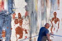Paul Bloas & Serge Teyssot-Gay, Spectacle, Art, Peinture