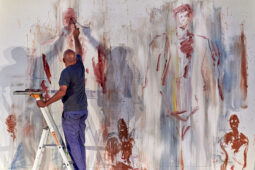 Paul Bloas & Serge Teyssot-Gay, Spectacle, Art, Peinture
