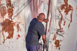 Paul Bloas & Serge Teyssot-Gay, Spectacle, Art, Peinture