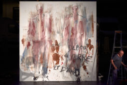 Paul Bloas & Serge Teyssot-Gay, Spectacle, Art, Peinture