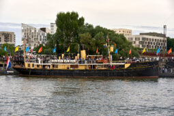 Bateau, Hydrograaf, Débord de Loire, Evenement