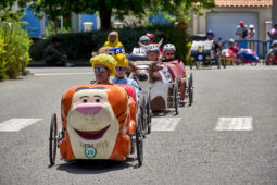 Voiture à pédales, Course, Orientation, Paysage