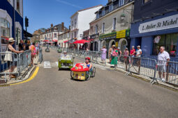 Voiture à pédales, Course, Bénévoles, Personnage, Gullemette Veré-Bocherau, Gaelle Cerclé, Schtroumpfettes (23), Méhari (168), 35eme Compagnie (85), Batmobile (9), Orientation, Paysage