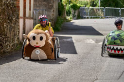 Voiture à pédales, Course, 35eme Compagnie (85), Monkey (71), Orientation, Paysage