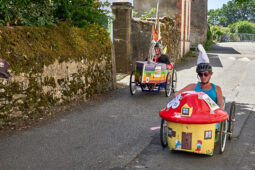 Voiture à pédales, Course, Chaloupe Geraldine (196), Schtroumpfettes (23), Orientation, Paysage